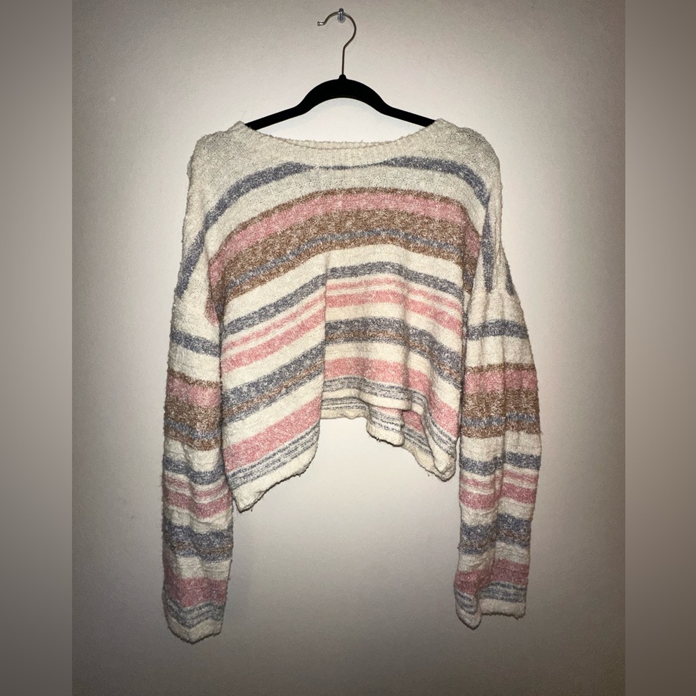 Medium sincerely Jules cropped striped medium sweater